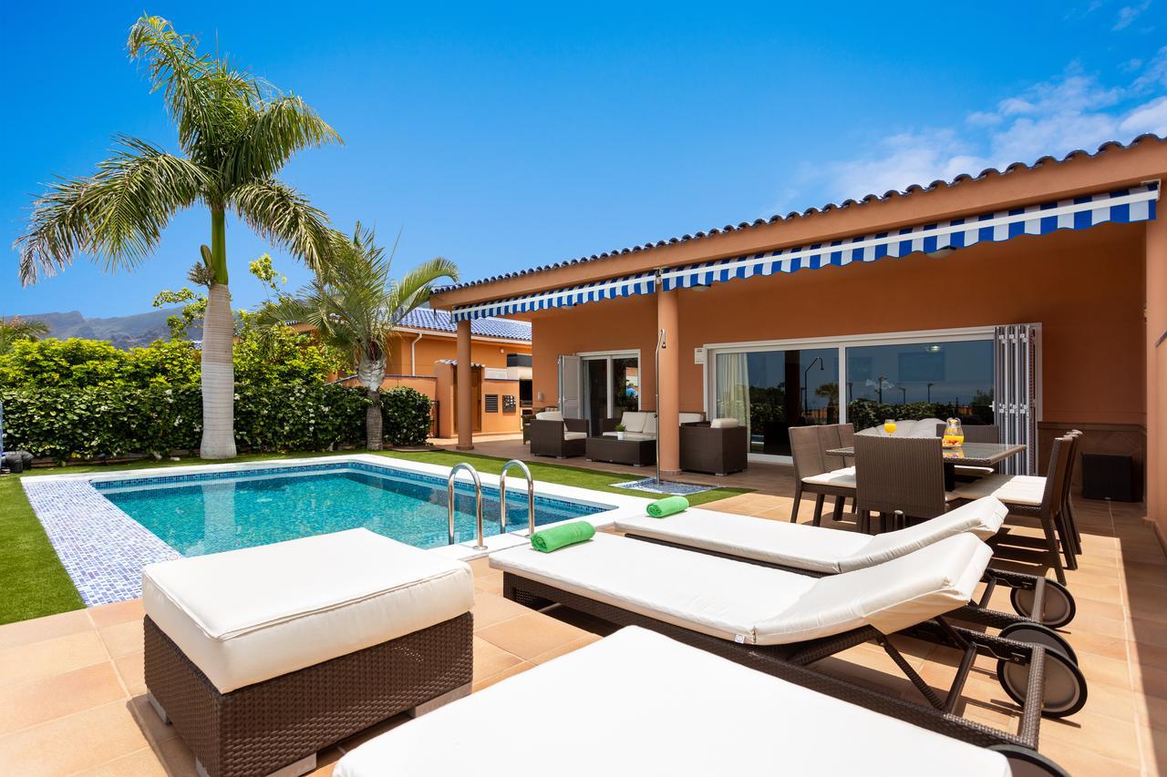 Maravillosa Villa de Lujo con Piscina y Jacuzzi Privados Puerto de Santiago  Exterior foto